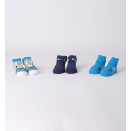 Set de 3 paires de chaussettes - Bleu