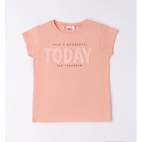 T-shirt courtes manches "Today" - Rose
