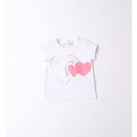 T-shirt manches courtes blanc - Sweet and lovely