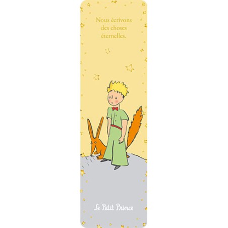 Marque-page "Le Petit Prince" -  Nous écrivons des choses éternelles
