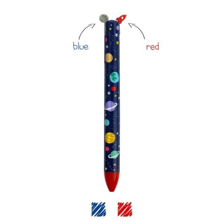 Bic click & clack 2 couleurs (rouge-bleu) - Espace