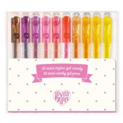 10 mini stylos gel - Candy