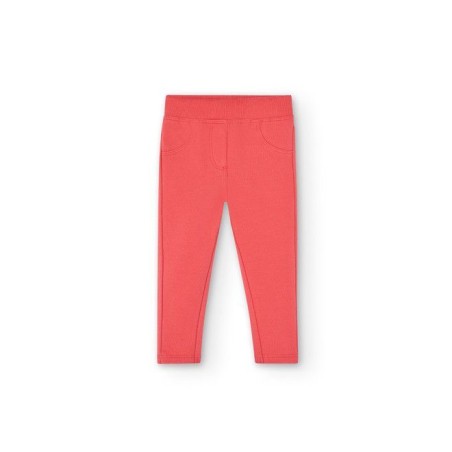 Pantalon en molleton basic - Rouge