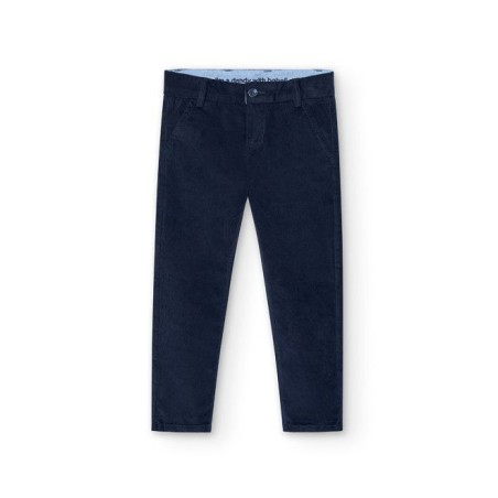 Pantalon velours cotelé - Bleu marine