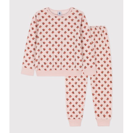 Pyjama 2 pcs en velours - Fleurs