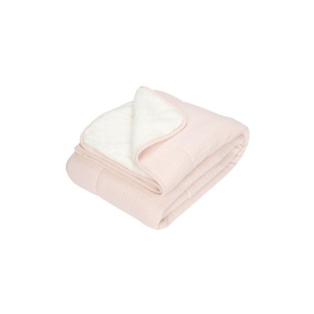 Couverture de berceau hiver - 70x100 cm - Soft pink