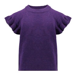 Pull en laine CM - Purple