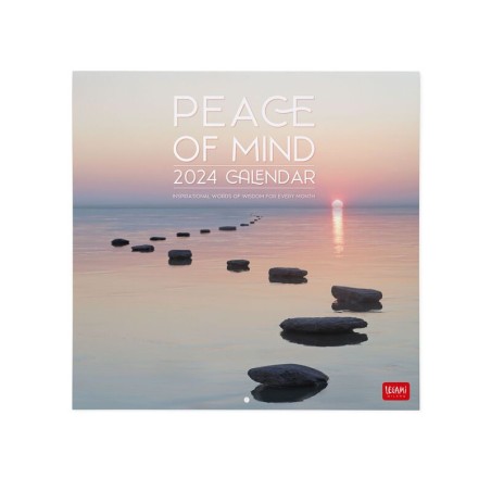 Calendrier Mural 2024 - 30 x 29 cm - Peace of mind