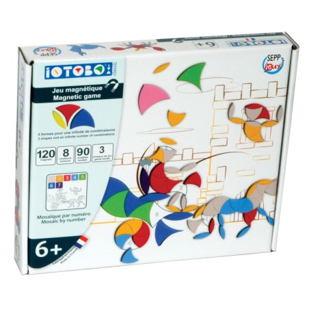 Iotobo Classic - 120 magnets, 8 couleurs et 90 modèles