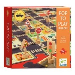 Pop to play puzzle - 24 pcs...