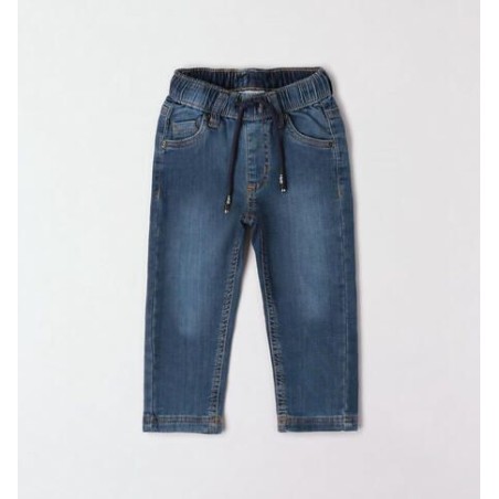 Jeans avec élastique - Mid blue