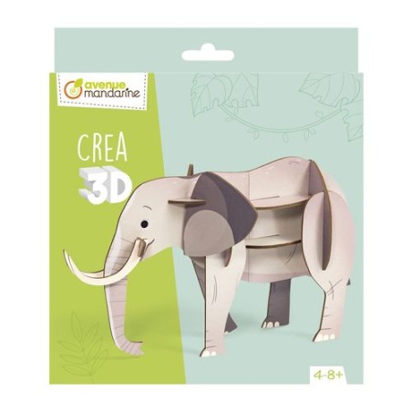Crea 3D - Eléphant