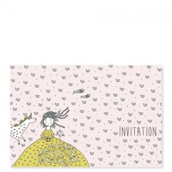 Cartes d'invitations - Licorne