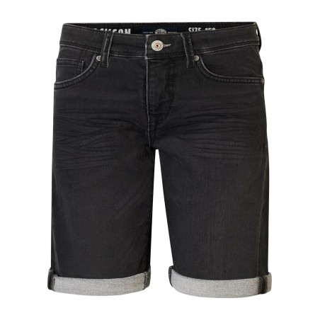 Short en jeans - Gris foncé