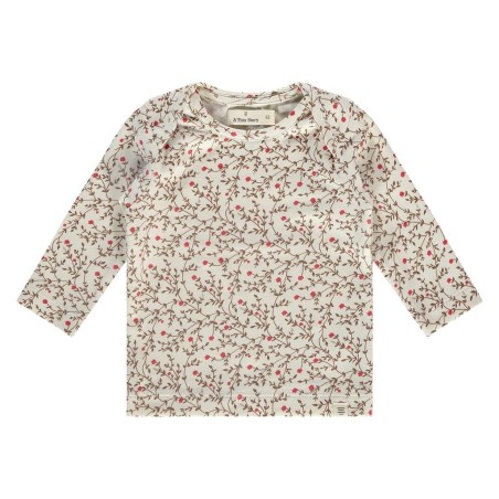 T-shirt LM - Fleurs - Crème