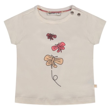 T-shirt CM - Papillons - Ivory