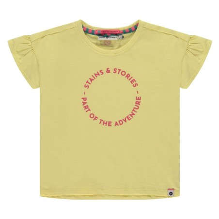 T-shirt CM - Stains & stories - Yellow