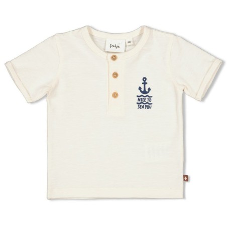 T-shirt CM - Offwhite - Let's sail
