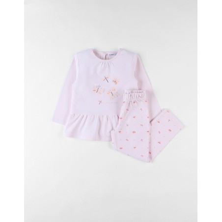 Pyjama 2 pcs - Rose - Papillons