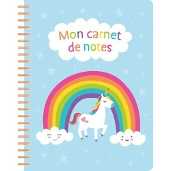 Mon carnet de notes - Licornes