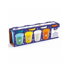 4 pots de pâte à modeler -...