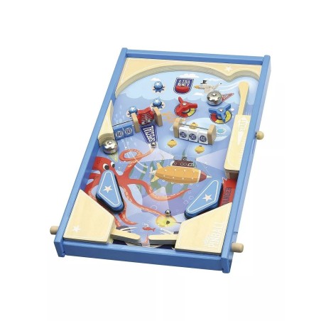 Grand Flipper en bois "Sous la mer"