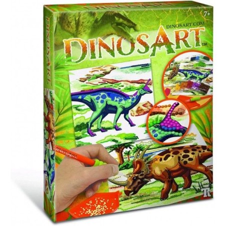 Dinosart - Strass par numéros