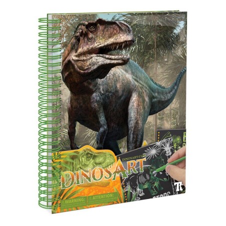 Dinosart - Livre avec cartes à gratter