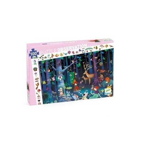 Puzzle observation 100 pcs -  "Forêt enchantée"