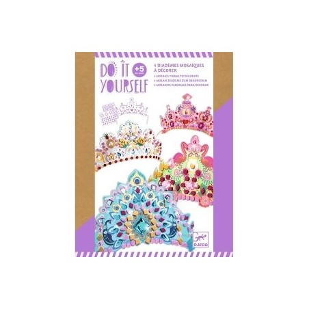 4 diadèmes mosaïques