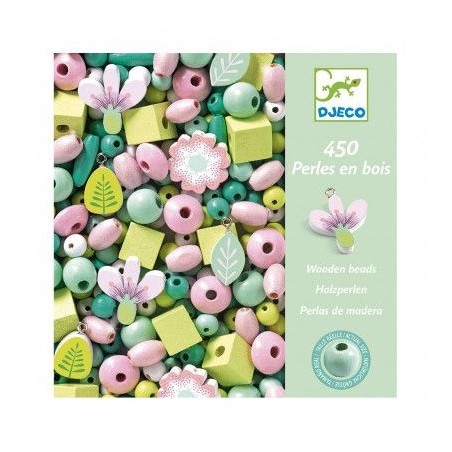 450 perles en bois