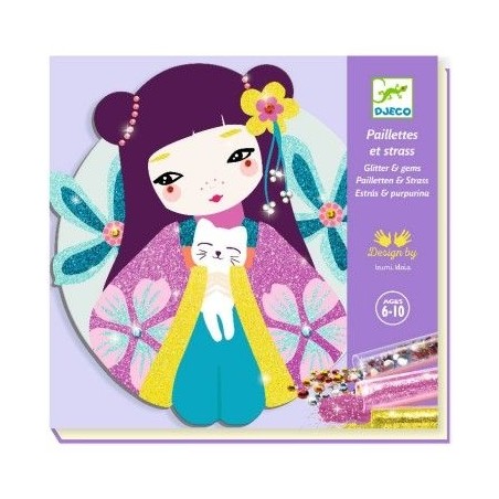 Paillettes et strass "Onnanoko"