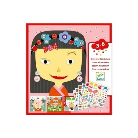 Créer avec des stickers - Tous différents