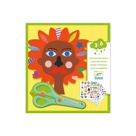 Créer avec des stickers coiffeur