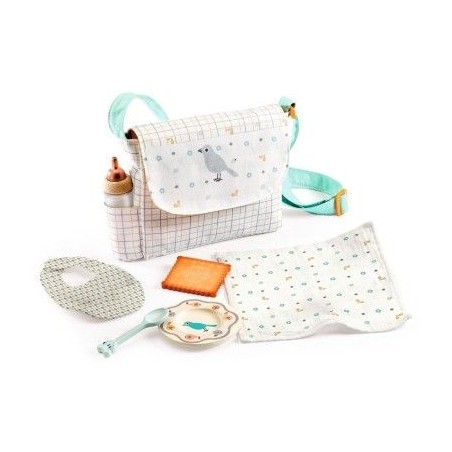 Sac à langer pour poupée "L'heure du repas"