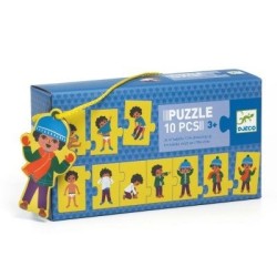 Puzzle 10pcs - Je m'habille
