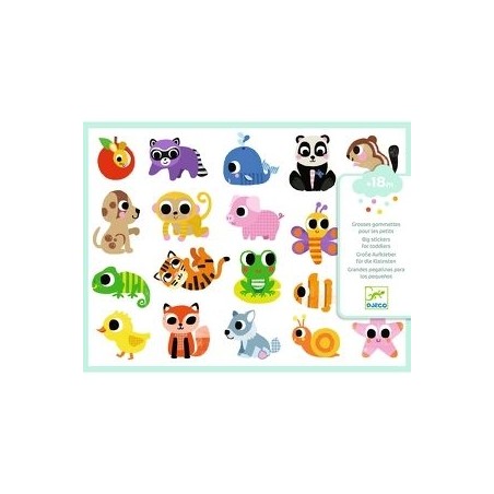 Gorsses gommettes pour les petits - Bébés animaux