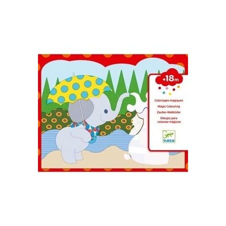 Coloriage magique - Caché dehors