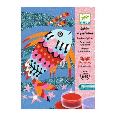 Sables et paillettes - Arcs-en-ciel de poissons