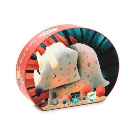 Puzzle 24 pcs - Teo le Dino