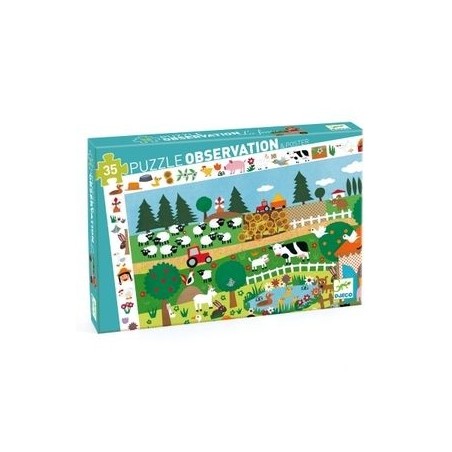 Puzzle observation 35 pcs - La ferme