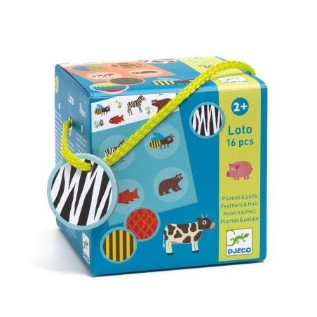 Loto 16 pcs - Plumes et poils