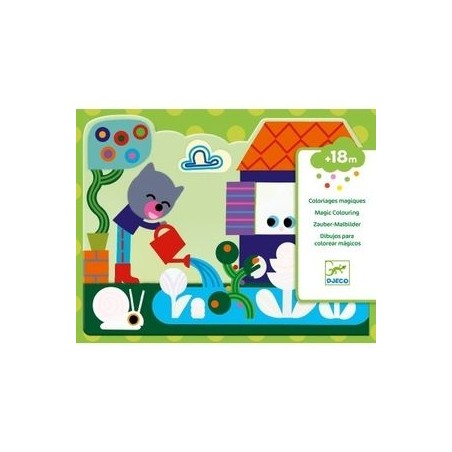 Coloriages magiques - Caché dans le jardin