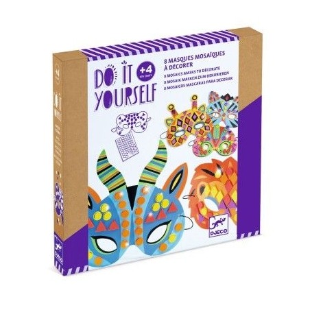 Do it yourself - 8 masques mosaïques à décorer