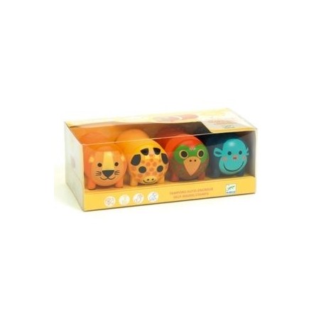 Set de 4 tampons auto-encreur - Garden animals
