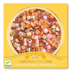1000 perles Alphabets - Or
