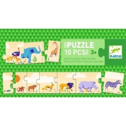 Puzzle 10 pcs - Petits et...
