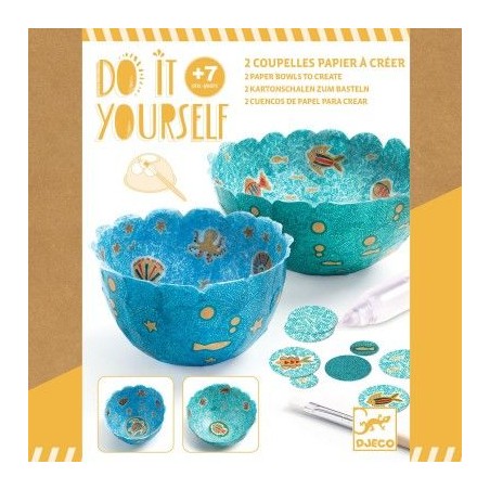 Do it yourself - 2 coupelles papier à créer