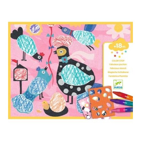 Color stop - Fabuleux pochoir - Piou piou & co