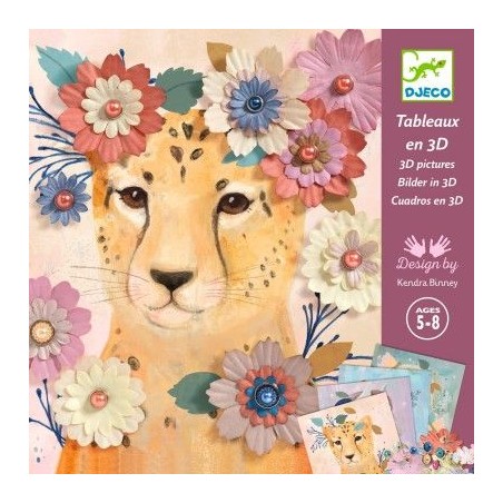 Tableaux en 3D - Couronnes et fleurs